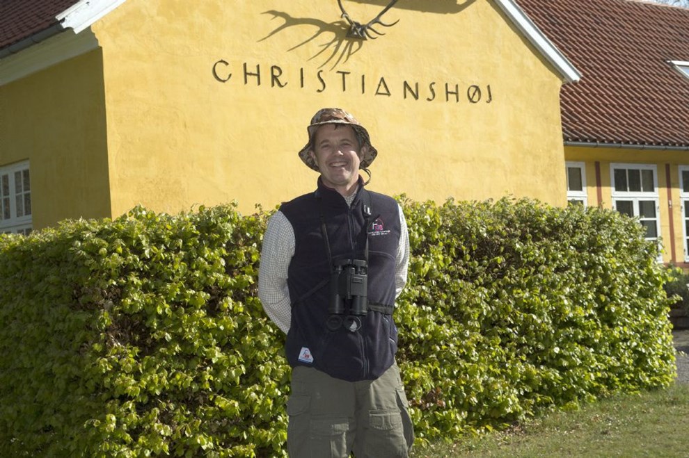 Kronprinsen p bukkejagt p Bornholm