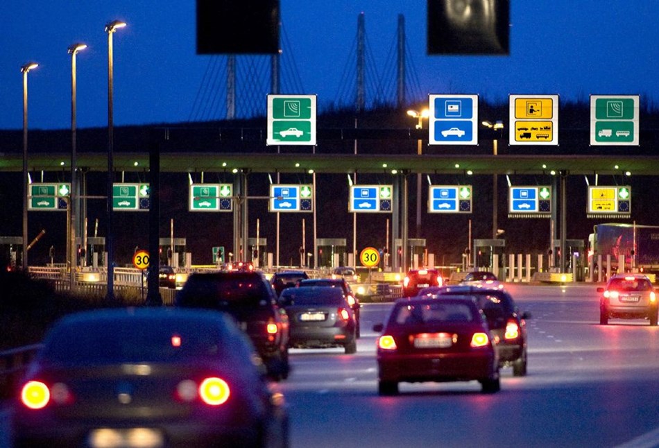 Modk�rende trafik i tunnel