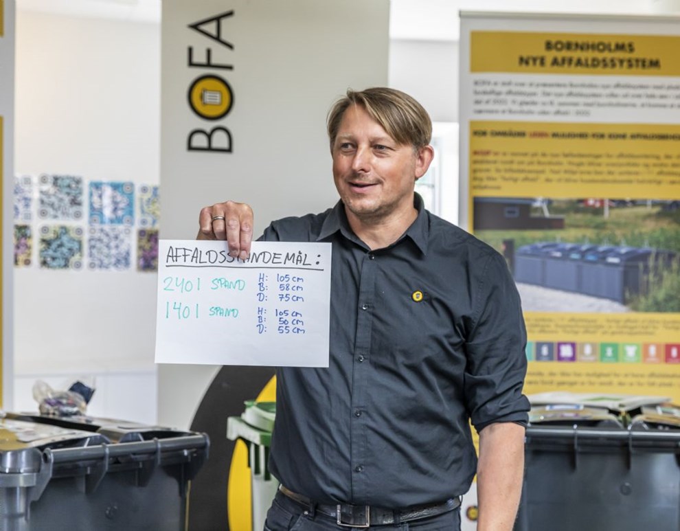 S mange affaldsbeholdere skal st i din indkrsel