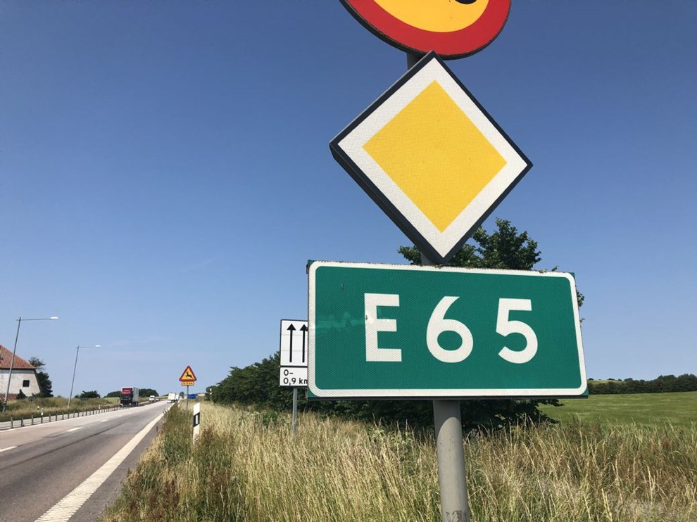 Svensk politi holder stabsmde om E65