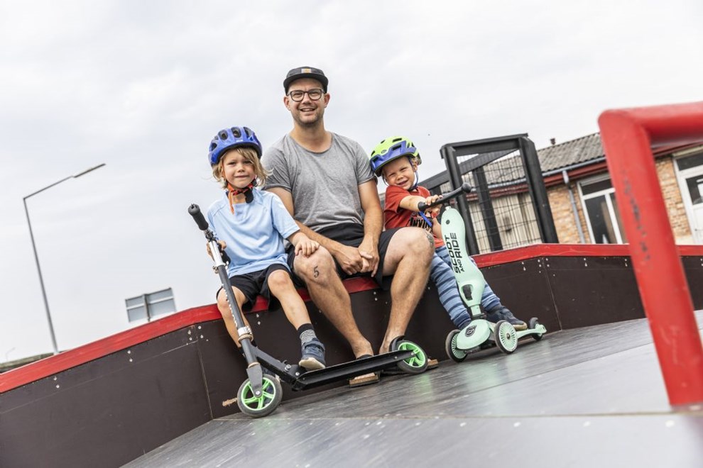 Skateparken er taget i brug  men indvielse m vente