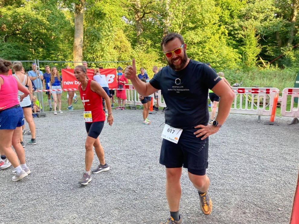 Brian flte sig hjemme p stierne i Almindingen: 'Indtil videre har det vret den fedeste etape'