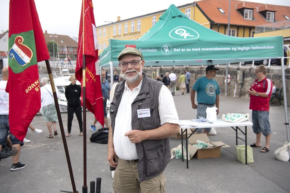 Faglig kamp under ben himmel i sommerlandet