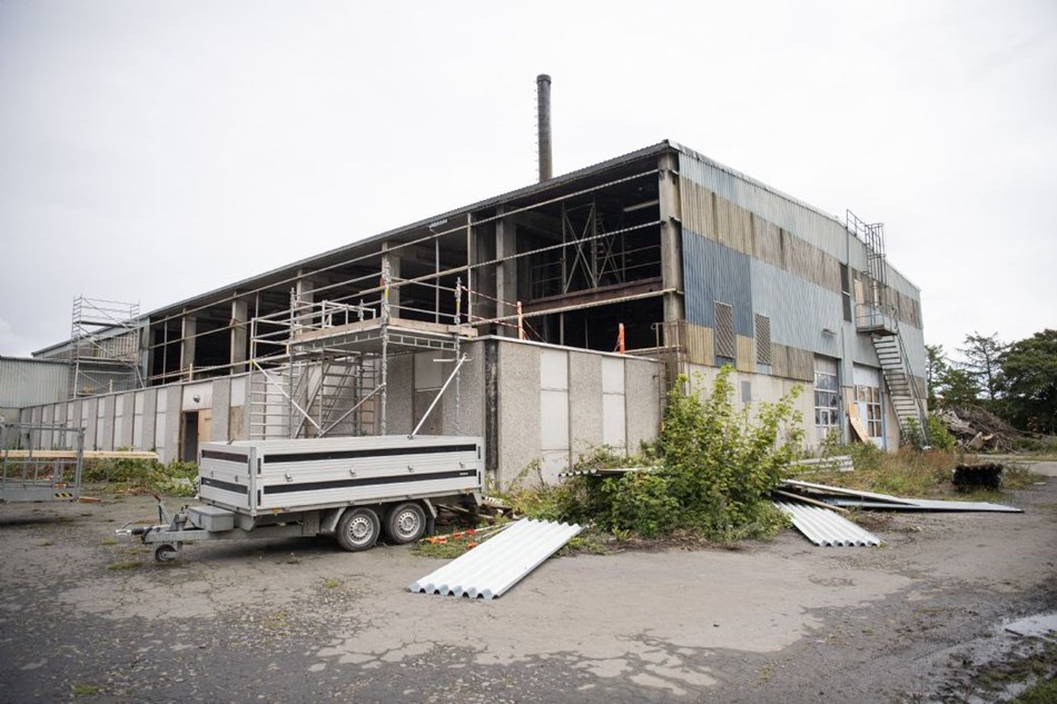 Kim Christiansen s�lger fabrik: Arbejdet med at g�re klar til nye form�l er p�begyndt