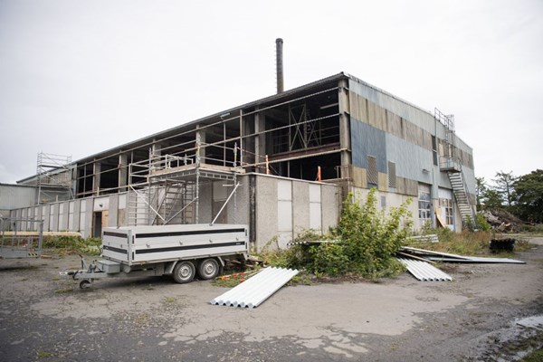 Kim Christiansen s�lger fabrik: Arbejdet med at g�re klar til nye form�l er p�begyndt