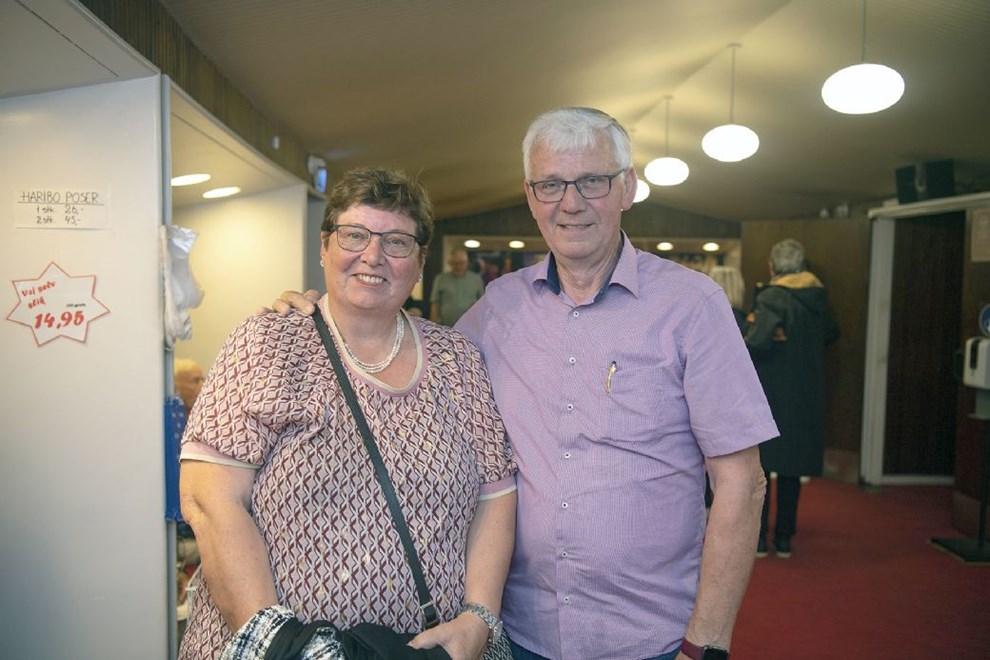 Birthe og Ove holdt bryllupsdag med Ghita og Lars