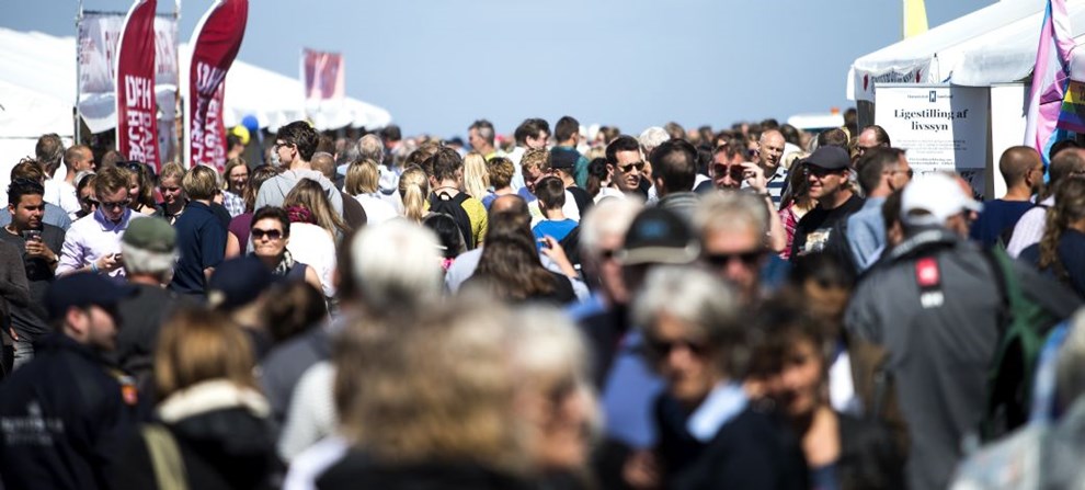 Hoteller melder udsolgt til rets folkemde