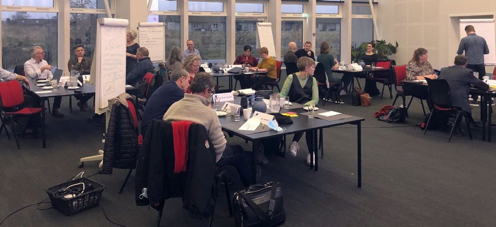 Lysten til at tale om nyt budget var begrnset