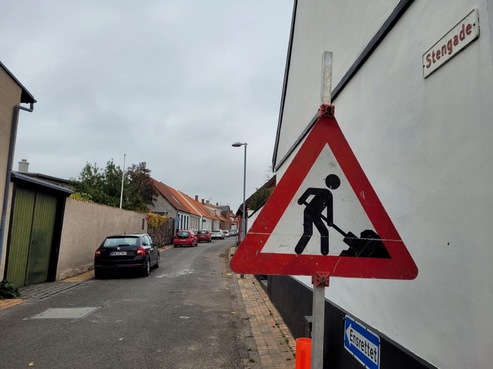 Der bliver gravet flere steder p en