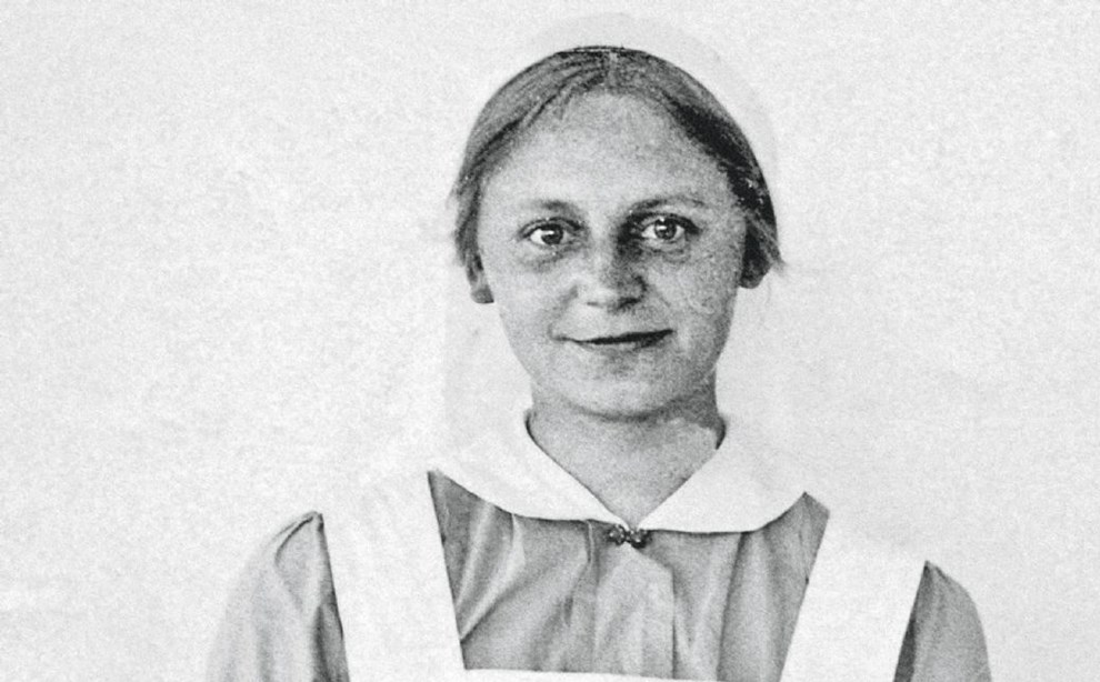 Bornholmsk sygeplejerske ved fronten