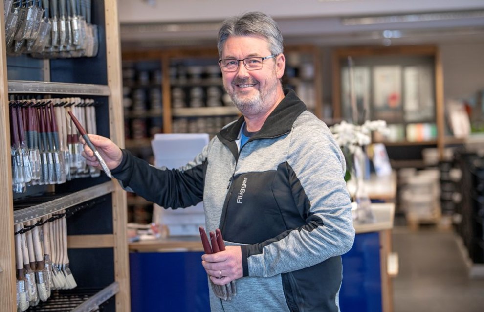 Malermester bliver butikschef i Flügger: 'Jeg savnede ping-pong med kunderne' Malermester bliver butikschef i Flügger: 'Jeg savnede ping-pong med kunderne'