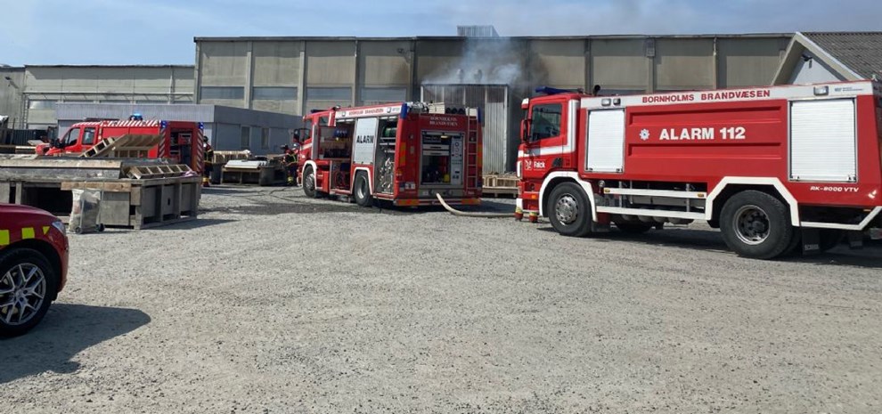 Eksplosion hos PL Beton udlste brand i silo