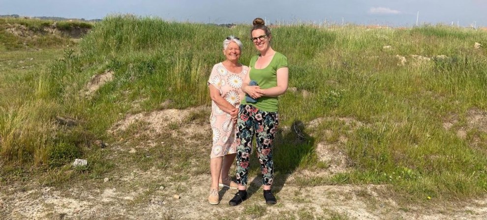 Inge og Trine vil lave stor sankthans-fejring p� eftertragtet grund