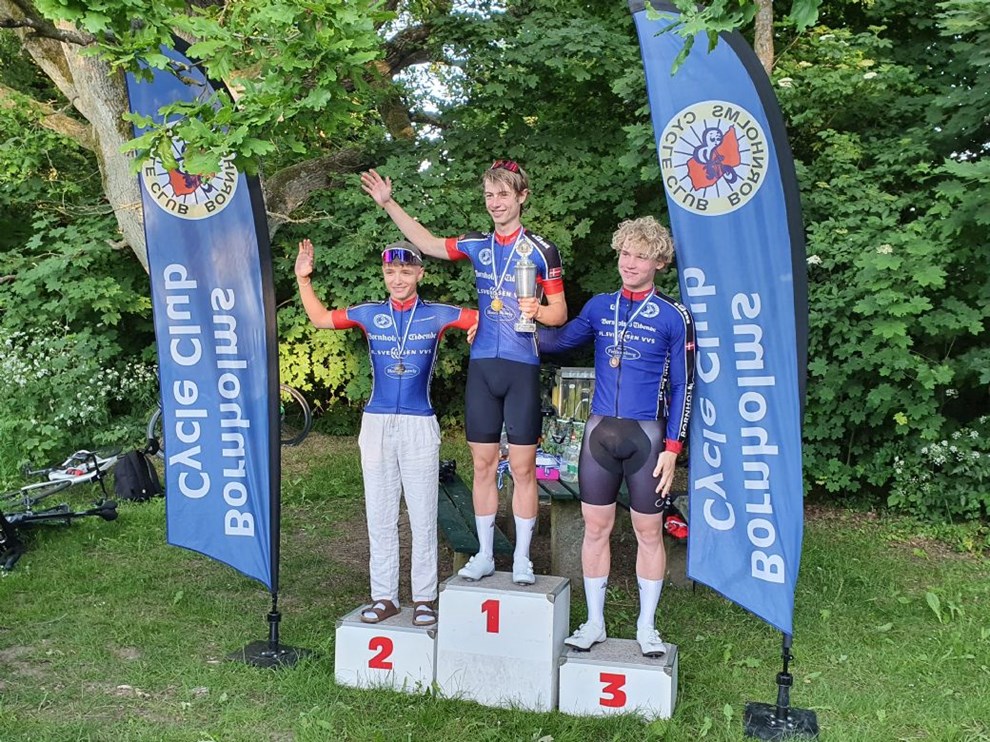 Talentfuld cykelrytter vinder BM med t sekund