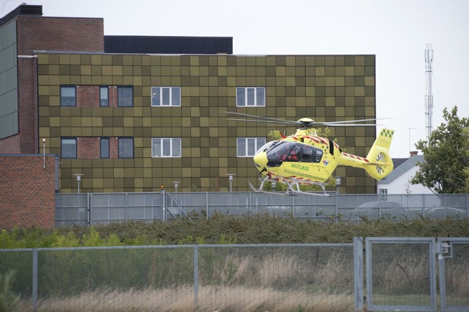 Mand fl�jet til Riget efter arbejdsulykke
