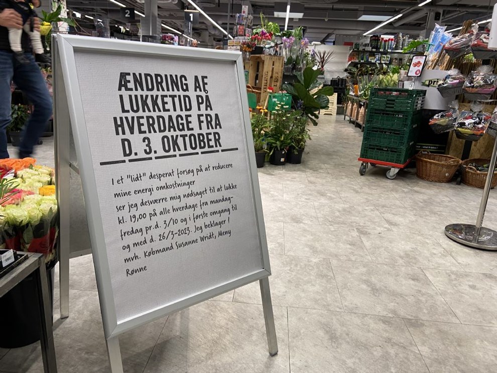 Elregning fr butikker til at reducere bningstiderne