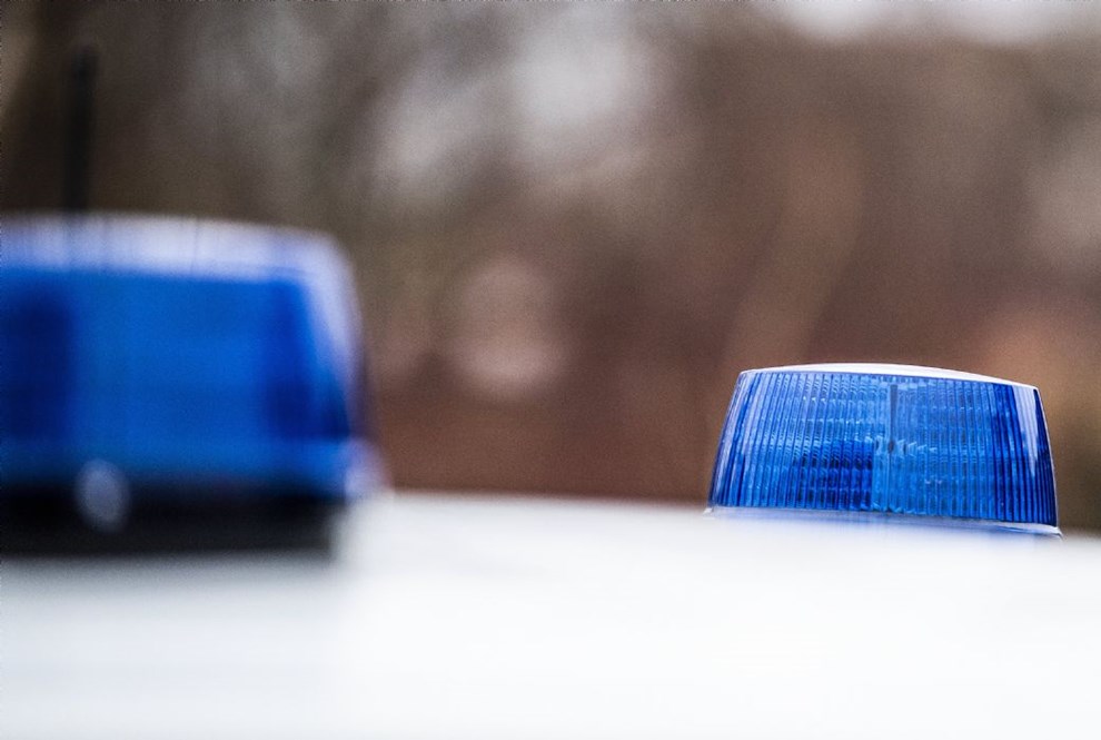 Blå blink i Rønne tirsdag Blå blink i Rønne tirsdag