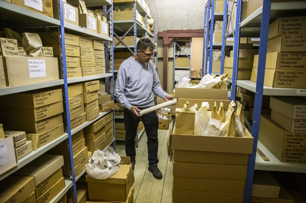 Bornholms Museum slipper billigt fra vand i depotrum