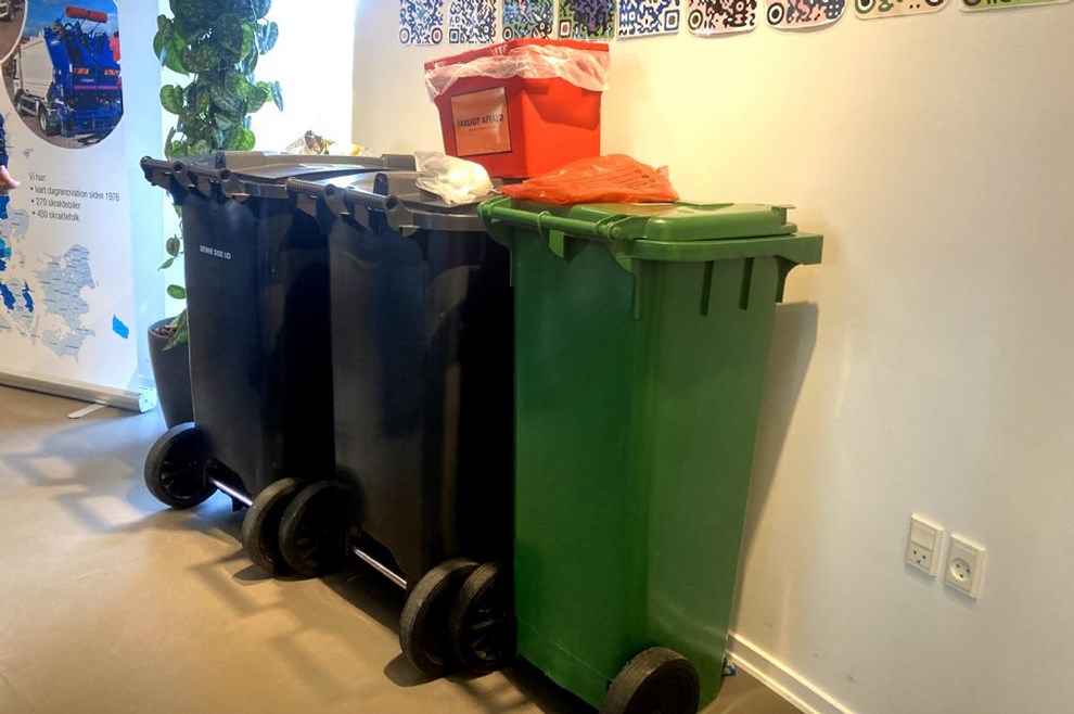 Sdan ser de nye skraldespande ud