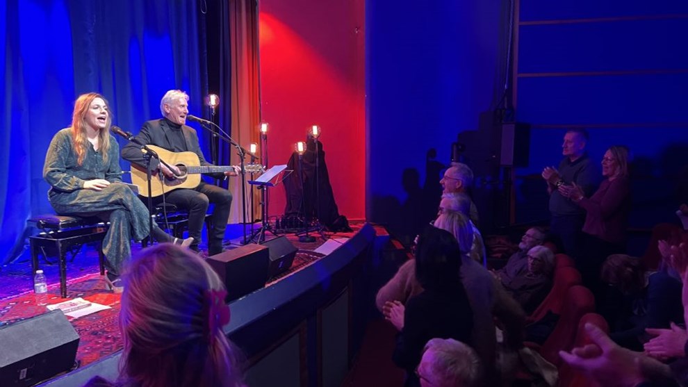 Paradis i Gudhjem en kold fredag aften