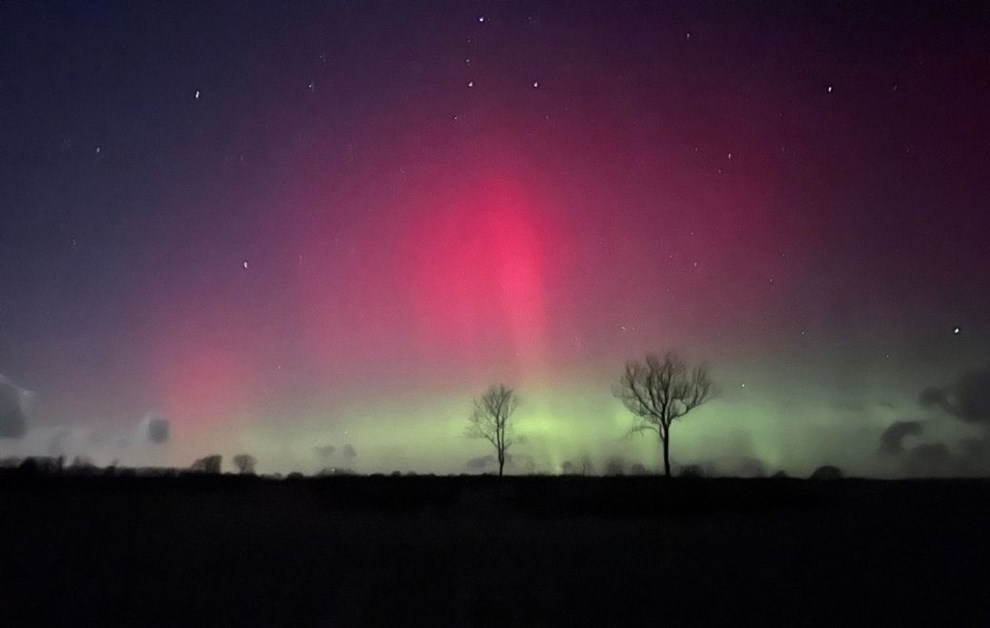 Se billederne: Nordlys over Bornholm
