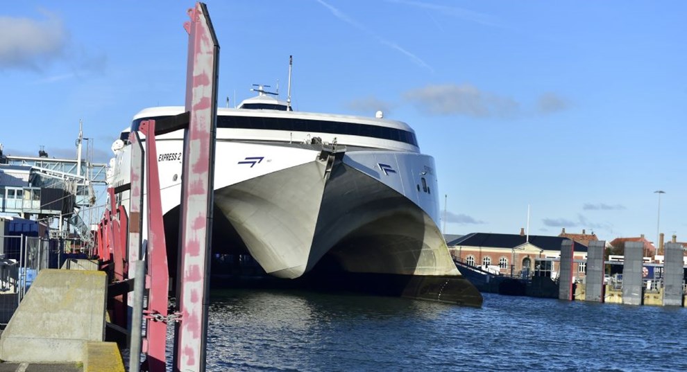 Express 2 bliver i havn sndag: Her er den alternative sejlplan