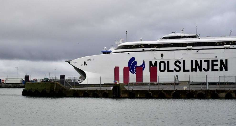 Bornholmslinjen forklarer: Express 2 fik kun en mindre skade