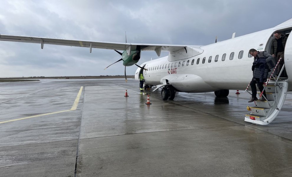 Fly m�tte h�nge over Bornholm � lufthavn var lukket for DAT