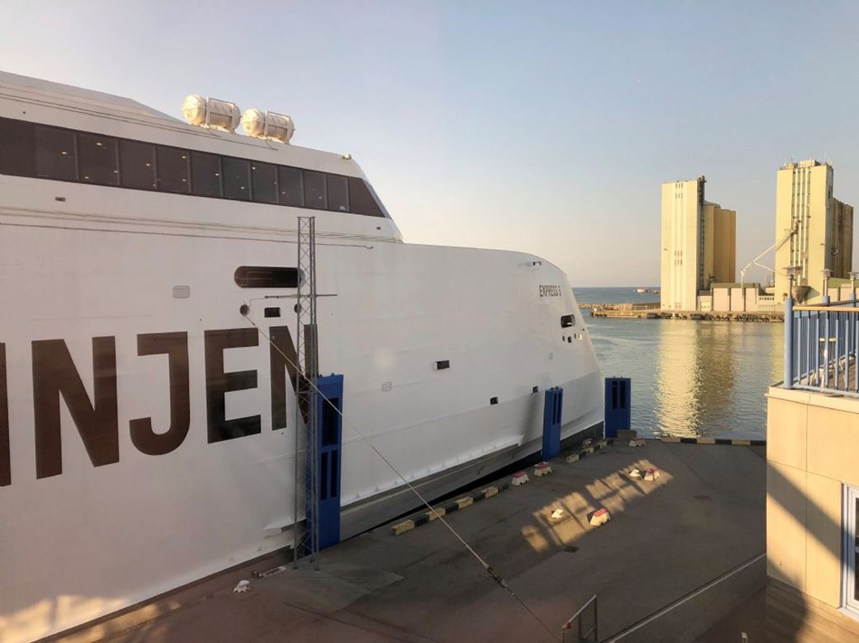 Opdateret: Express 5 bliver i havn mandag