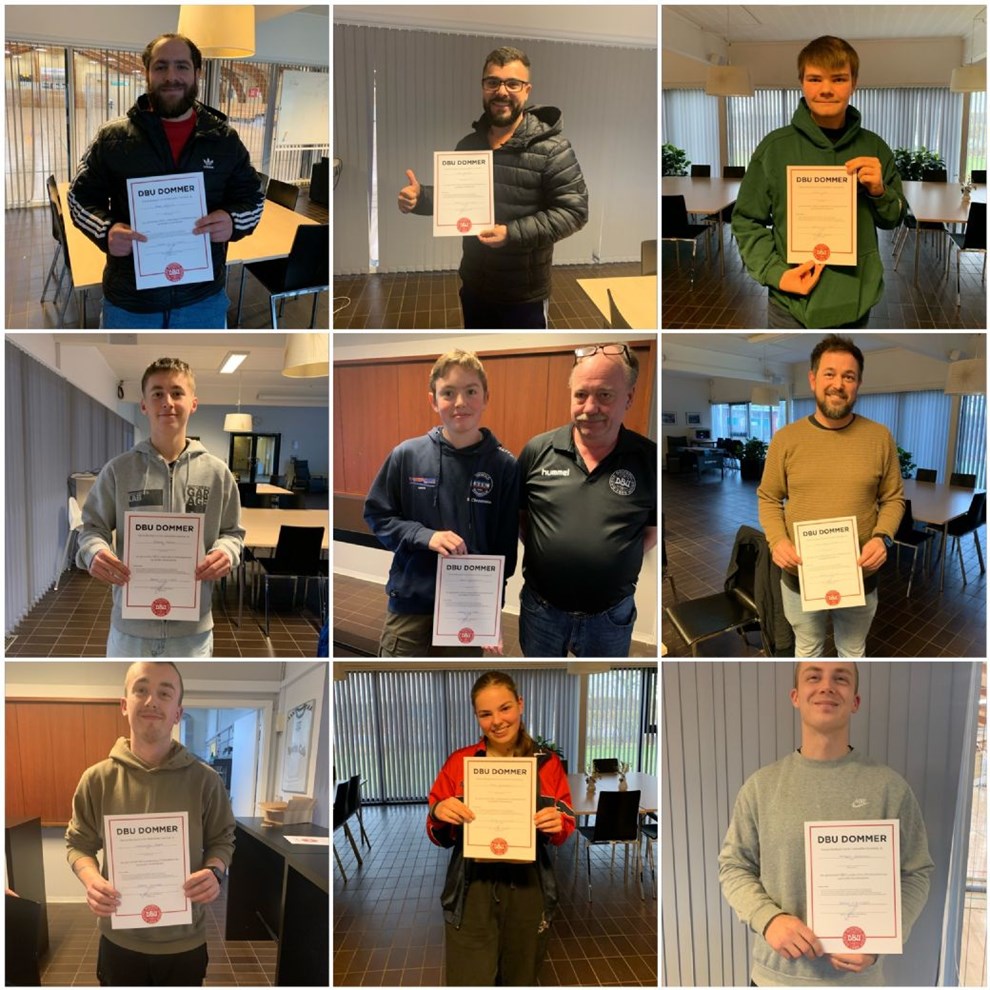 Ni nye fodbolddommere