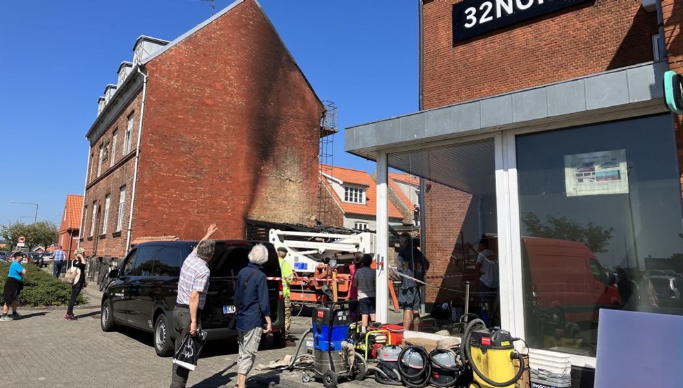Politiet har frigivet brandsted: Efterforskningen fortstter