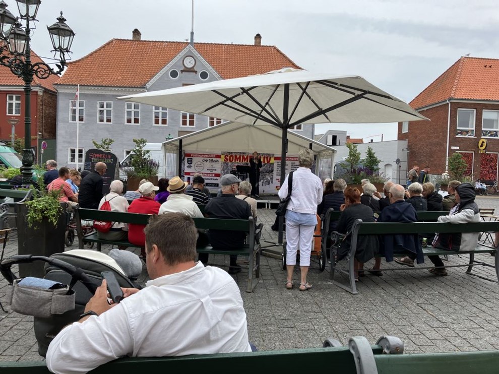 Musiksommeren er i gang på Store Torv Musiksommeren er i gang på Store Torv