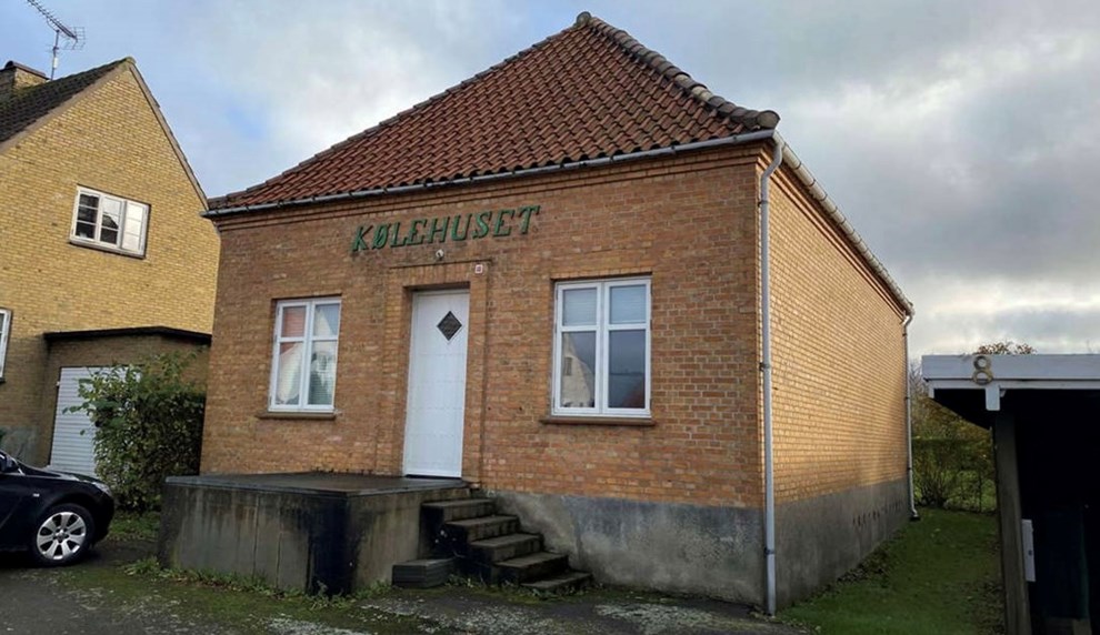 Det gamle kølehus er til salg