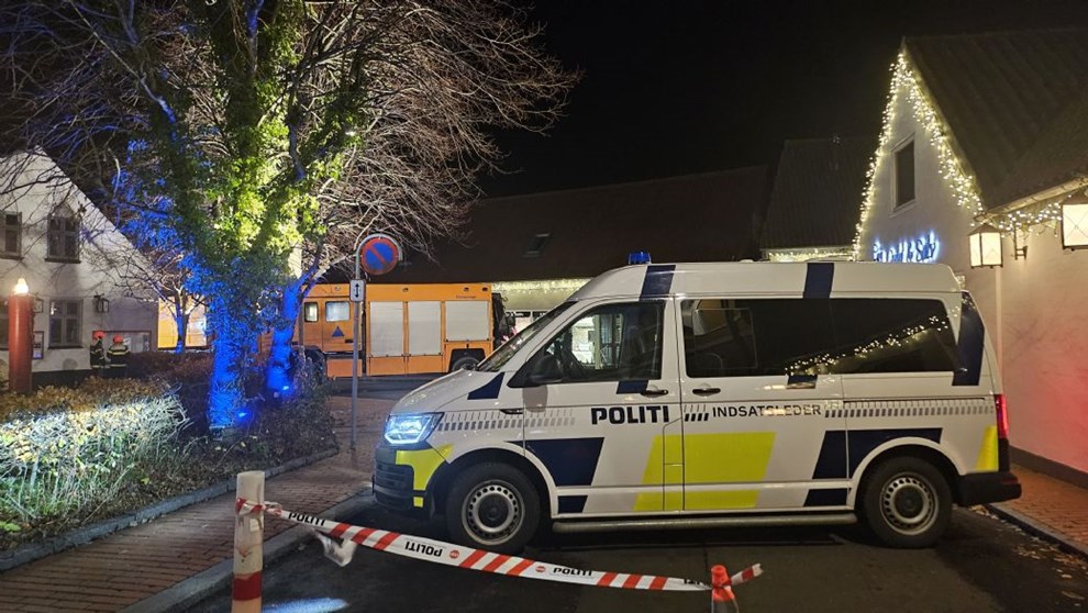 Mand taget ud af spillet efter lang politiaktion