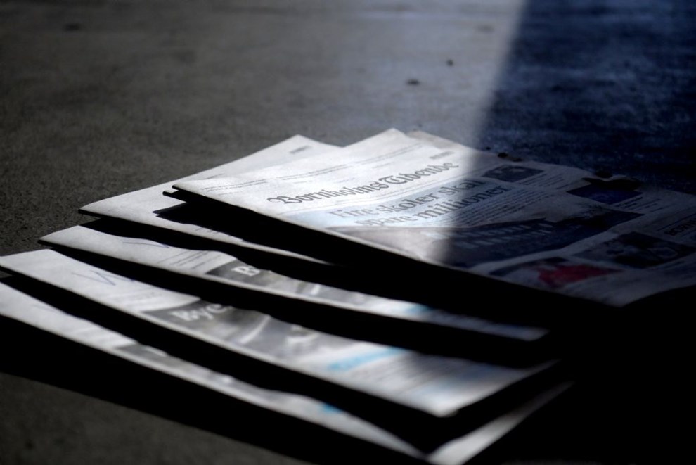 Avisen bliver forsinket i Rnne