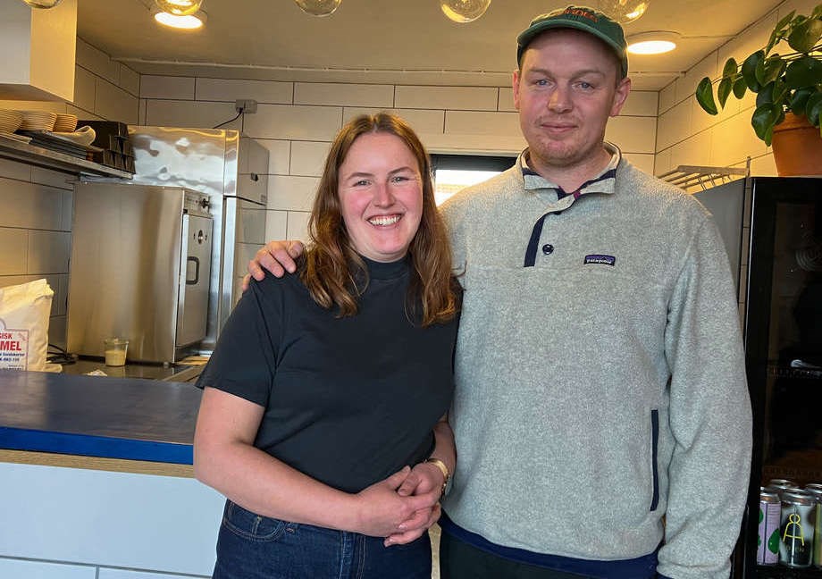 Anders og Camilla har haft lokalet siden juni: Nu �bner de butikken