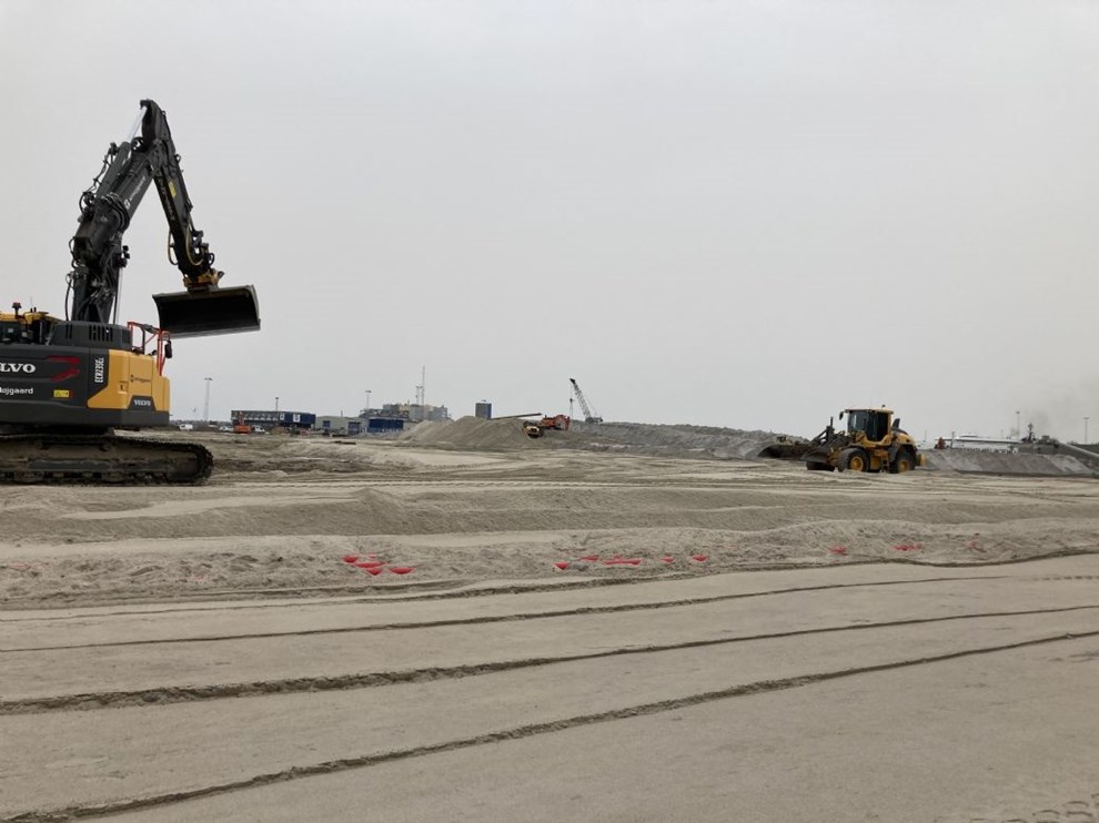 Vilde billeder: Rnne Havn ligner en sandkasse