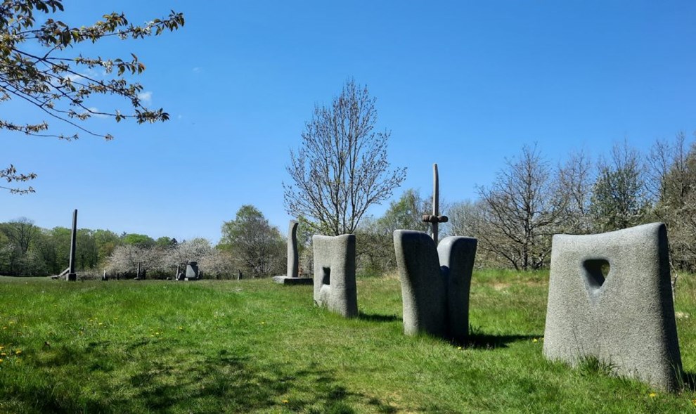 En god dag blandt skulpturerne