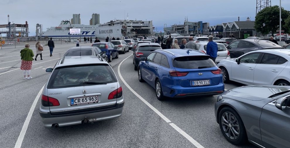 Efter kollision med mole: Express 5 sejler som planlagt