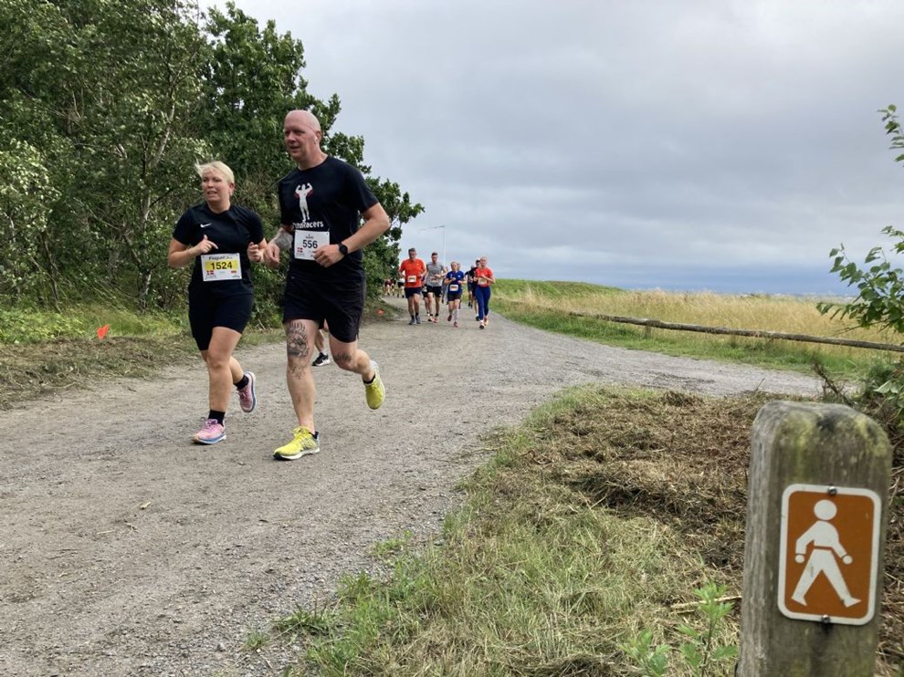 Først i mål på Etapen Først i mål på Etapen