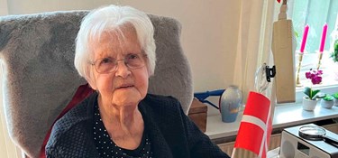 Betty blev 100 og boede i eget hus i 80 år