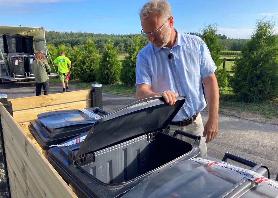 S er de nye affaldsspande landet hos borgmesteren