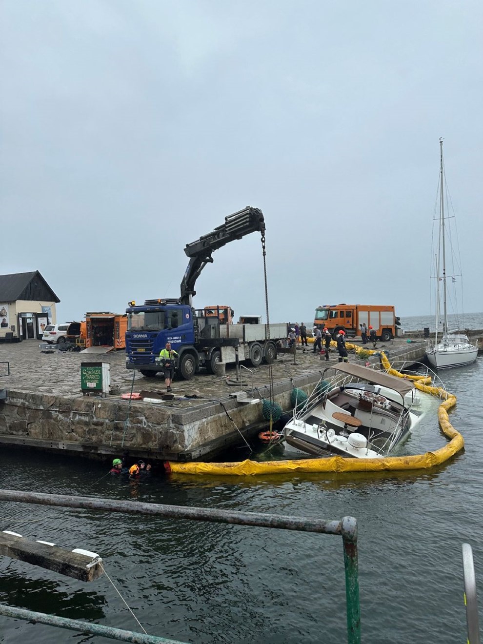 Fik sat en prop i hullet: Nu er yacht oven vande igen Fik sat en prop i hullet: Nu er yacht oven vande igen