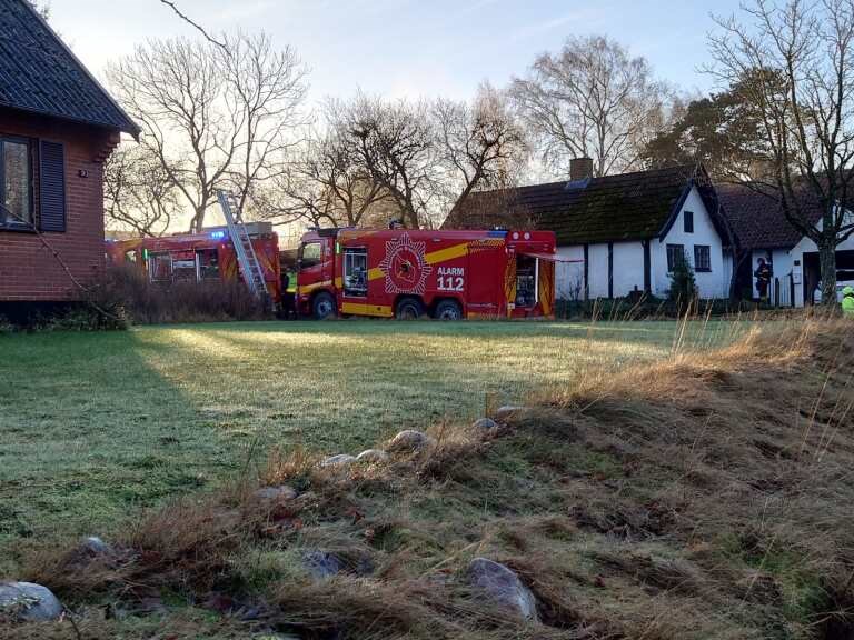 Brand i Muleby: 'Huset er intakt'
