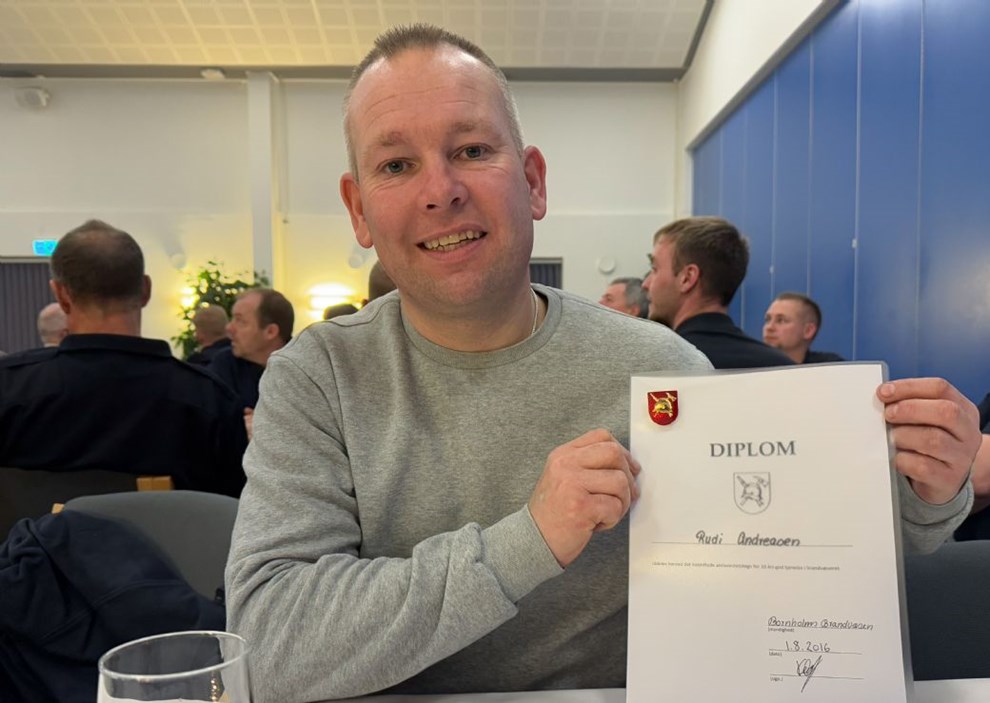 Har snart gjort tjeneste i 20 �r: 'Det skal v�re lysten, der driver det'