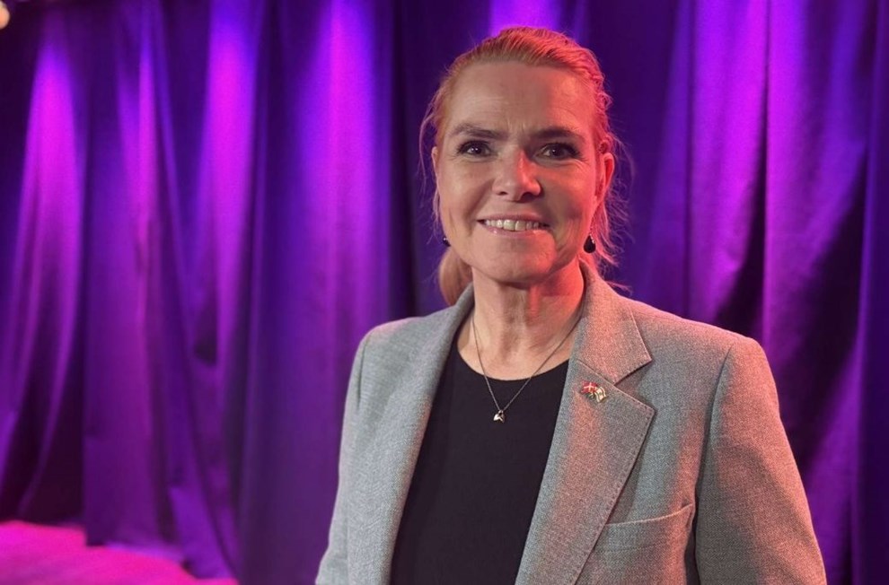 Støjberg på øen med klar melding Støjberg på øen med klar melding