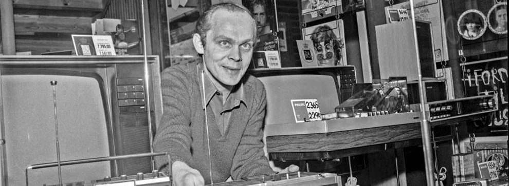 Han drev radio- og tv-butik i 40 år Han drev radio- og tv-butik i 40 år