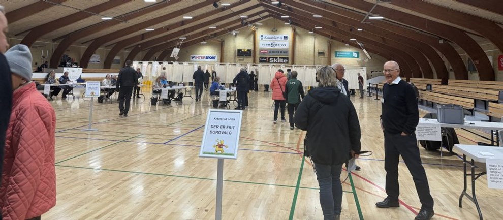 Stor interesse for at stemme