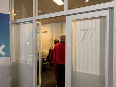 Allerede gang i forhandlingslokalet