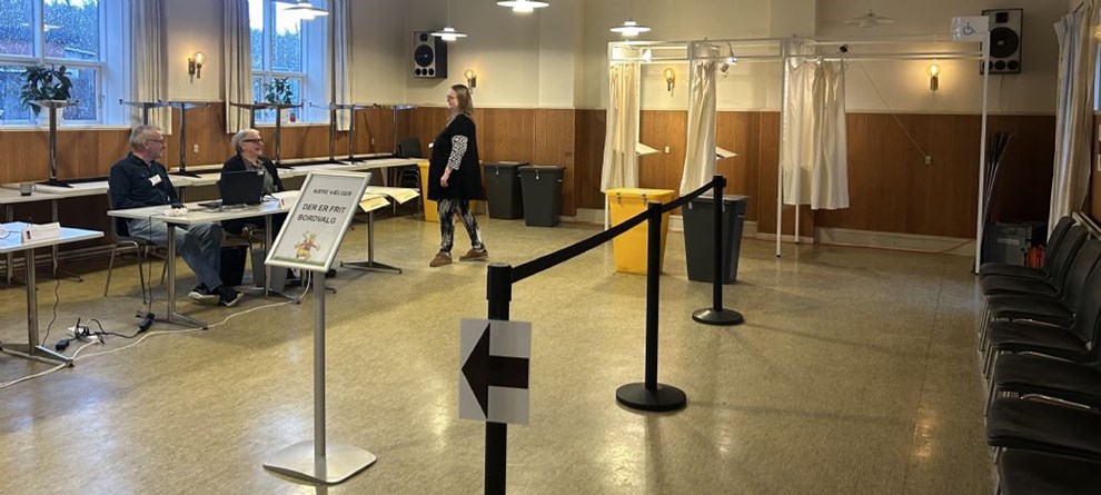 Borgmesterkandidat har stemt i Aakirkeby